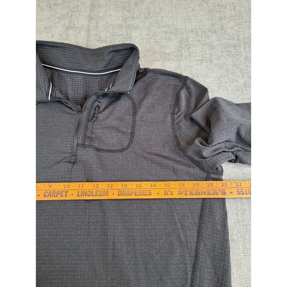 Ten Thousand Pullover Men Black Over Zip Polartec Stretch Performance - Approx S - Picture 4 of 5